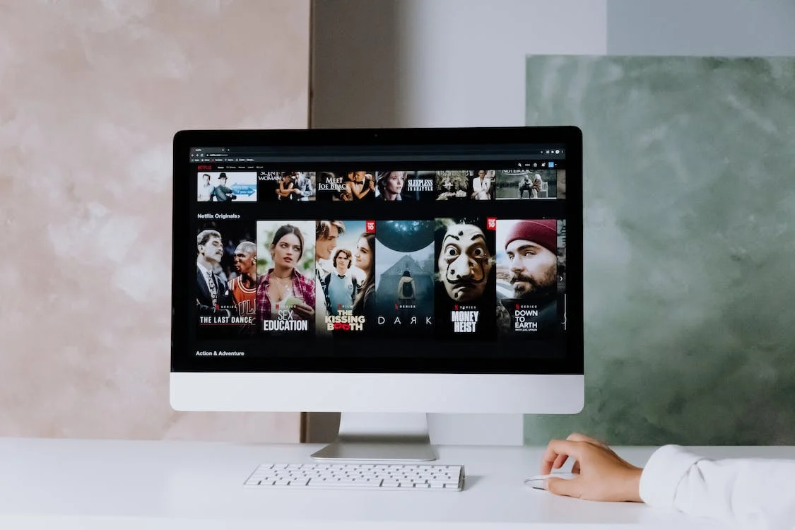 A list of TV shows and movies on Netflix