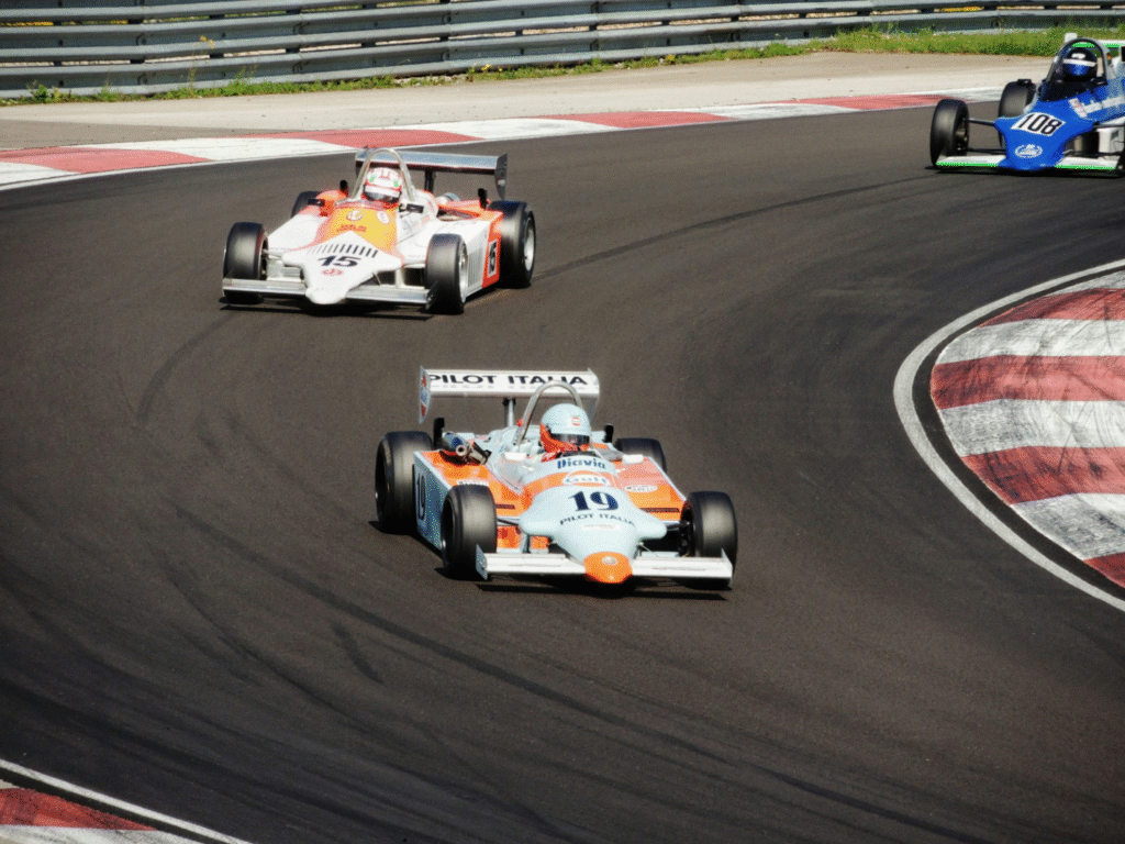 F1 formula race cars